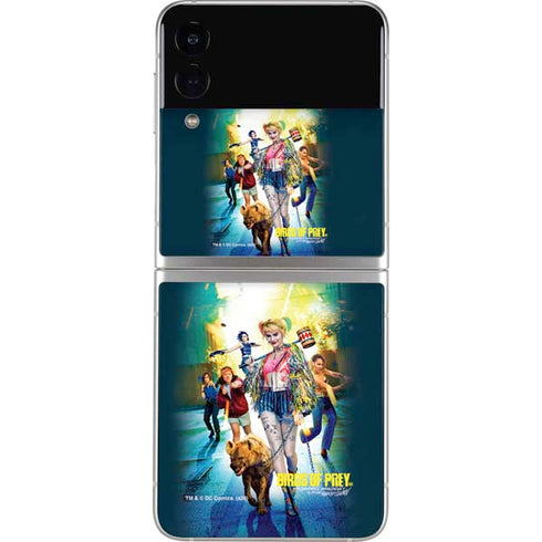 DC Comics Harley Quinn Birds of Prey Movie Poster Galaxy Z Flip3 5G Skin